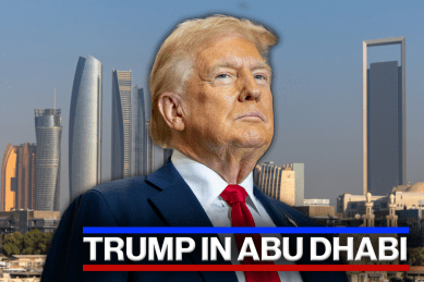 Donald Trump arrives in Abu Dhabi, UAE | Watch live